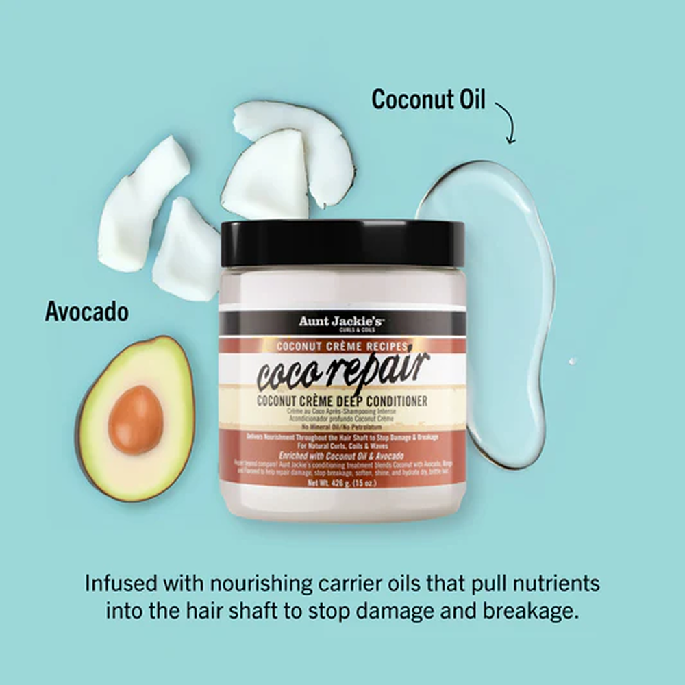 Aunt Jackie's Coco Repair Deep Conditioner 426g-All-Aladin Beauty