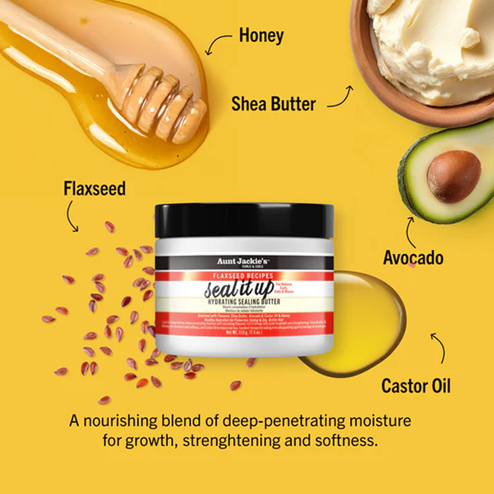 Aunt Jackie's Flaxseed Seal it Up Styling Butter 213g
