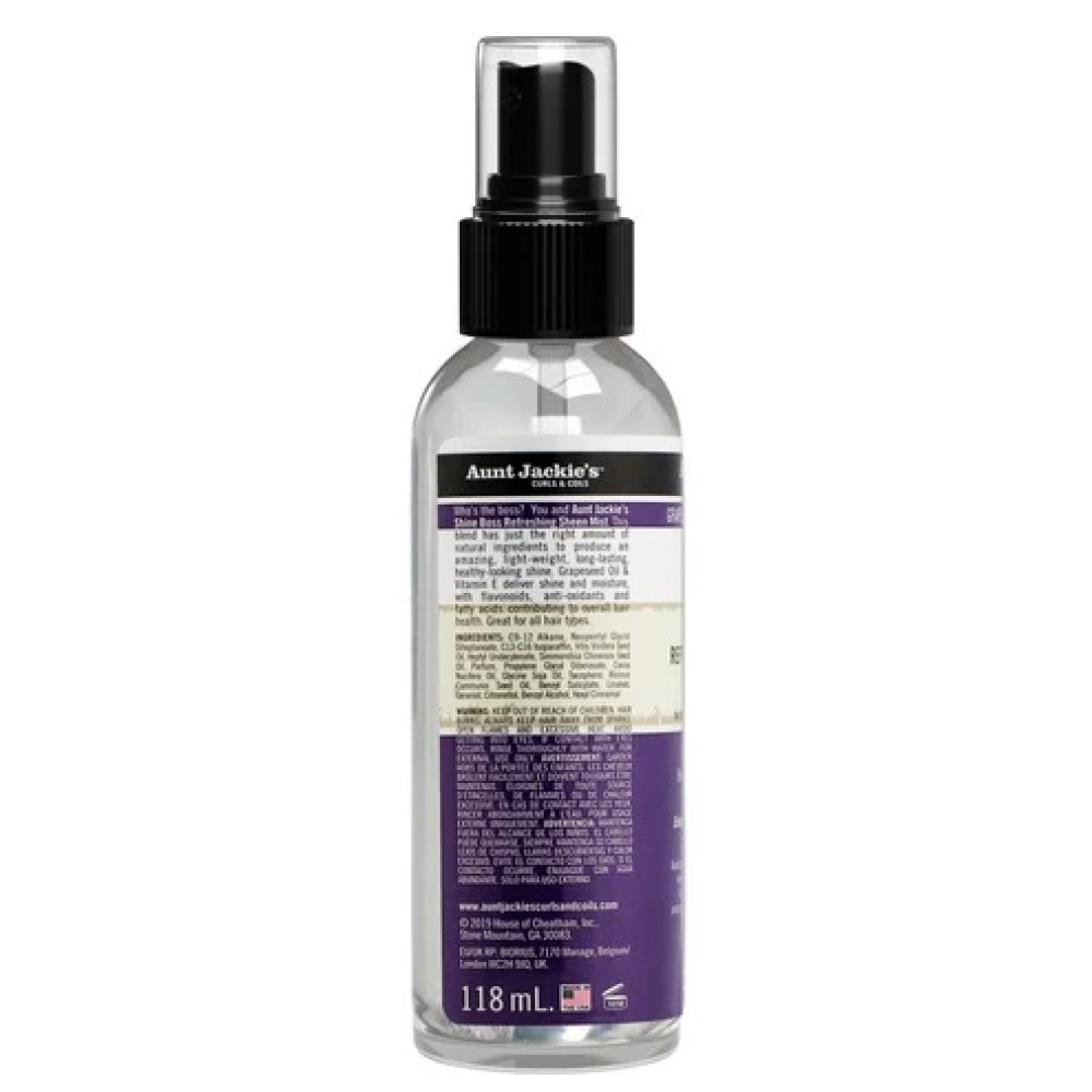 Aunt Jackie's Grapeseed Shine Boss Refreshing Sheen Mist 118ml