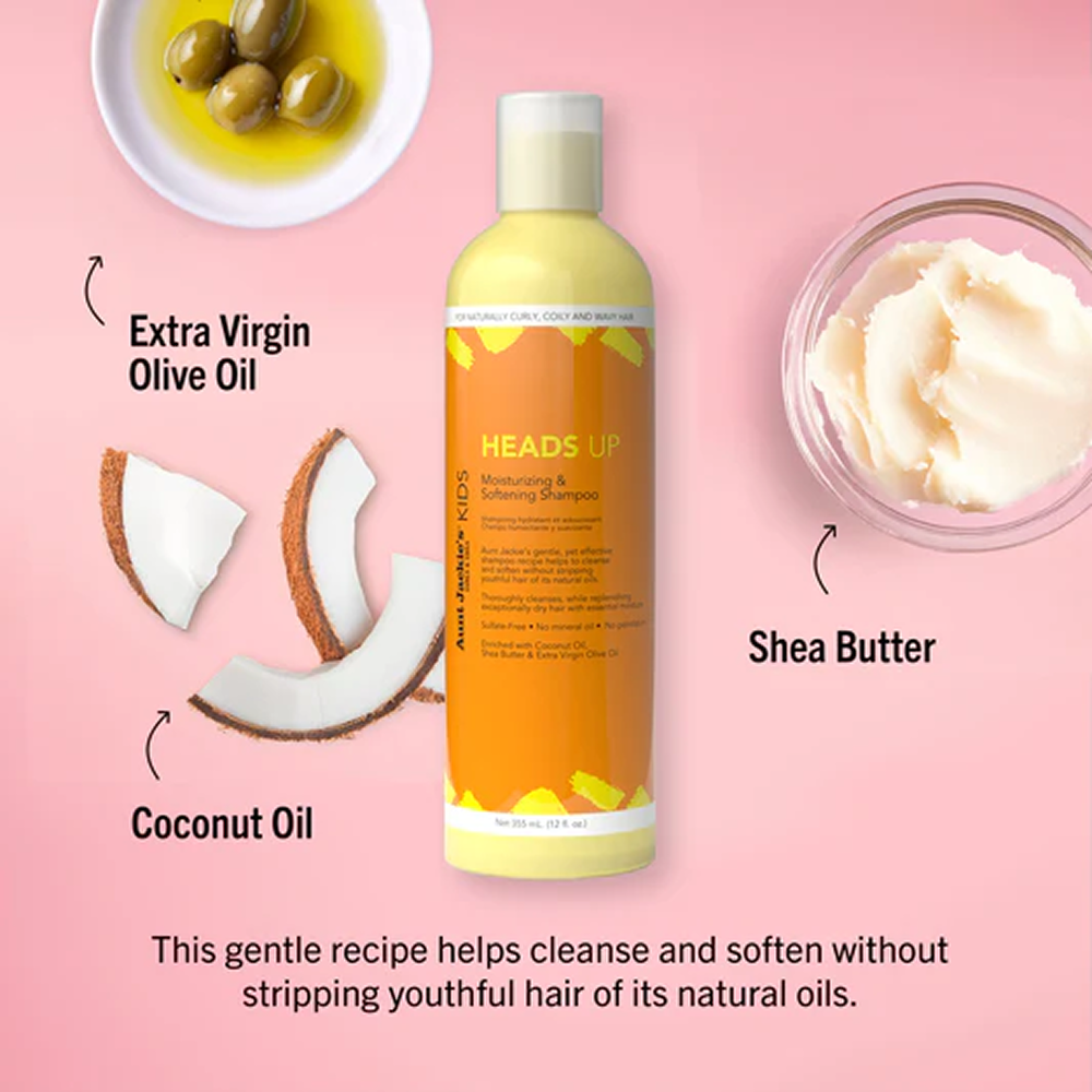 Aunt Jackie's Kids Heads Up  Shampoo 355ml
