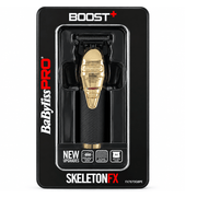 BaByliss PRO SkeletonFX Gold draadloze baardtrimmer voor mannen – zwarte grip