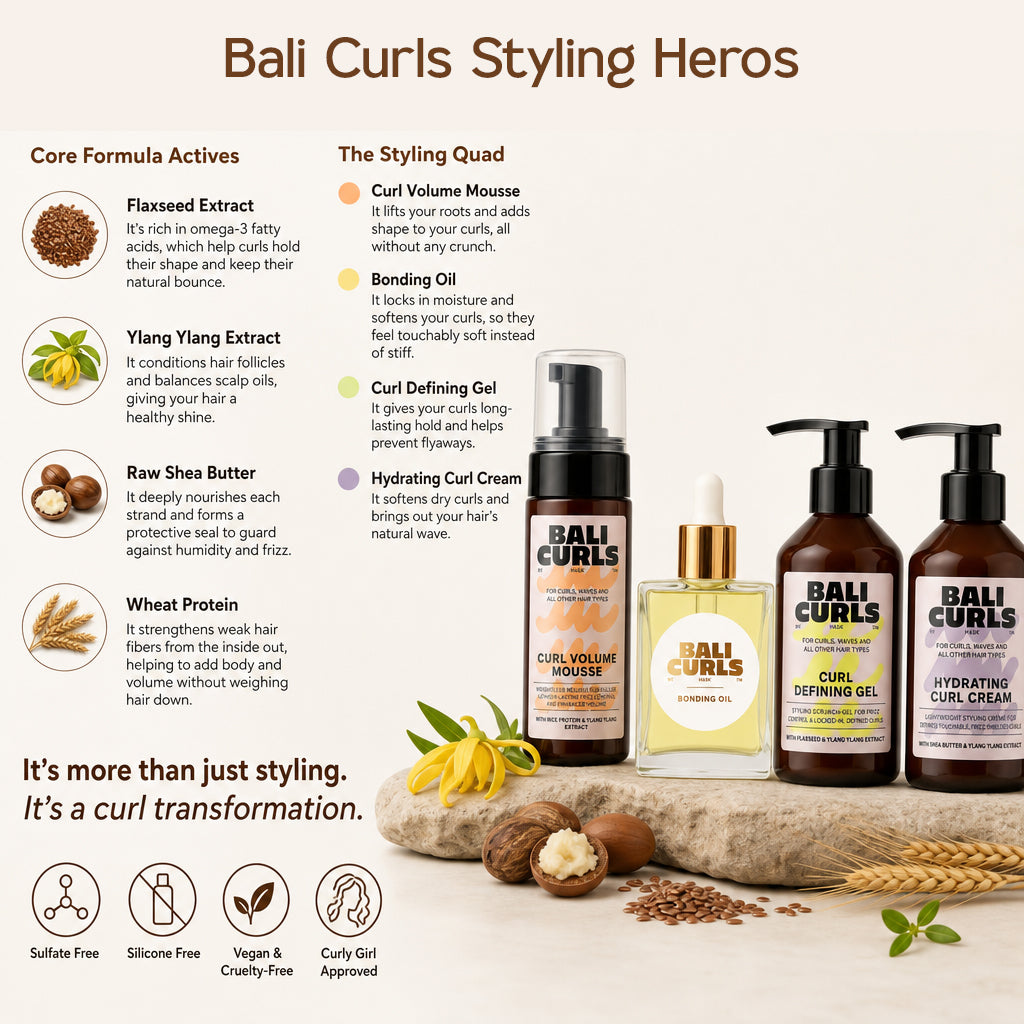 Bali Curls Styling Heros