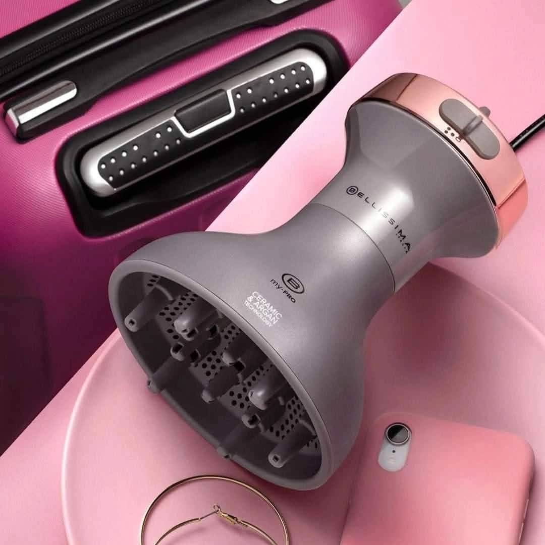 Bellissima DF1 2000 Hair Dryer and Diffuser with Ceramic Technology and Argan Oil-Diffusers-Aladin Beauty