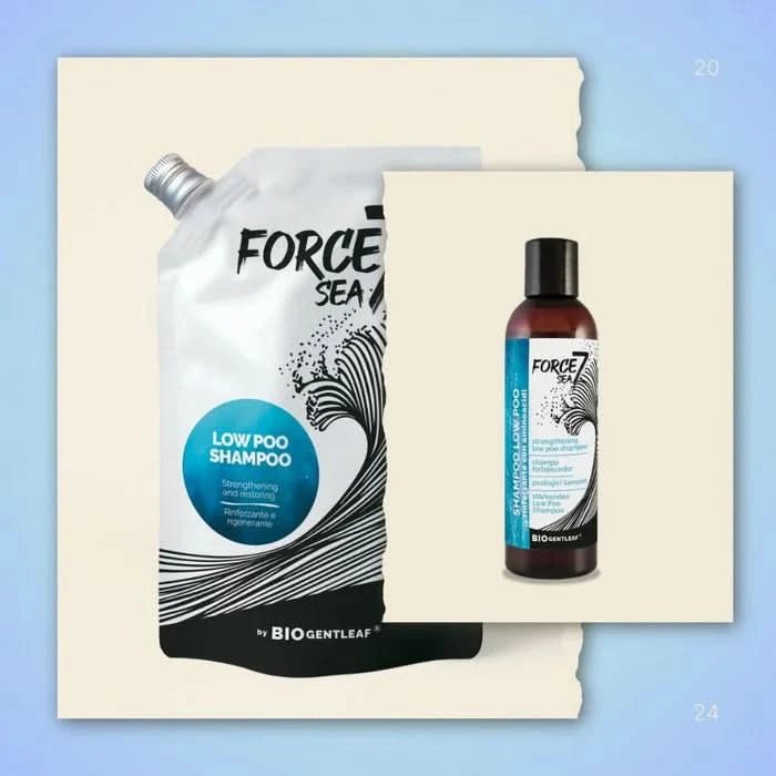 Bio Gentleaf Force 7 Sea Strengthening Low Poo Shampoo 200ml (Bottle)