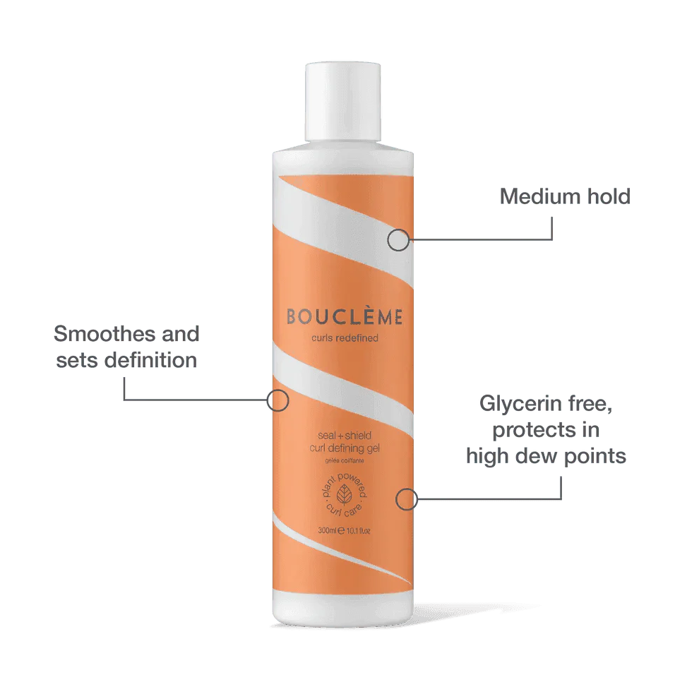Bouclème Curls Redefined Seal+ Shield Curl Defining Gel 300ml-Gel-Aladin Beauty