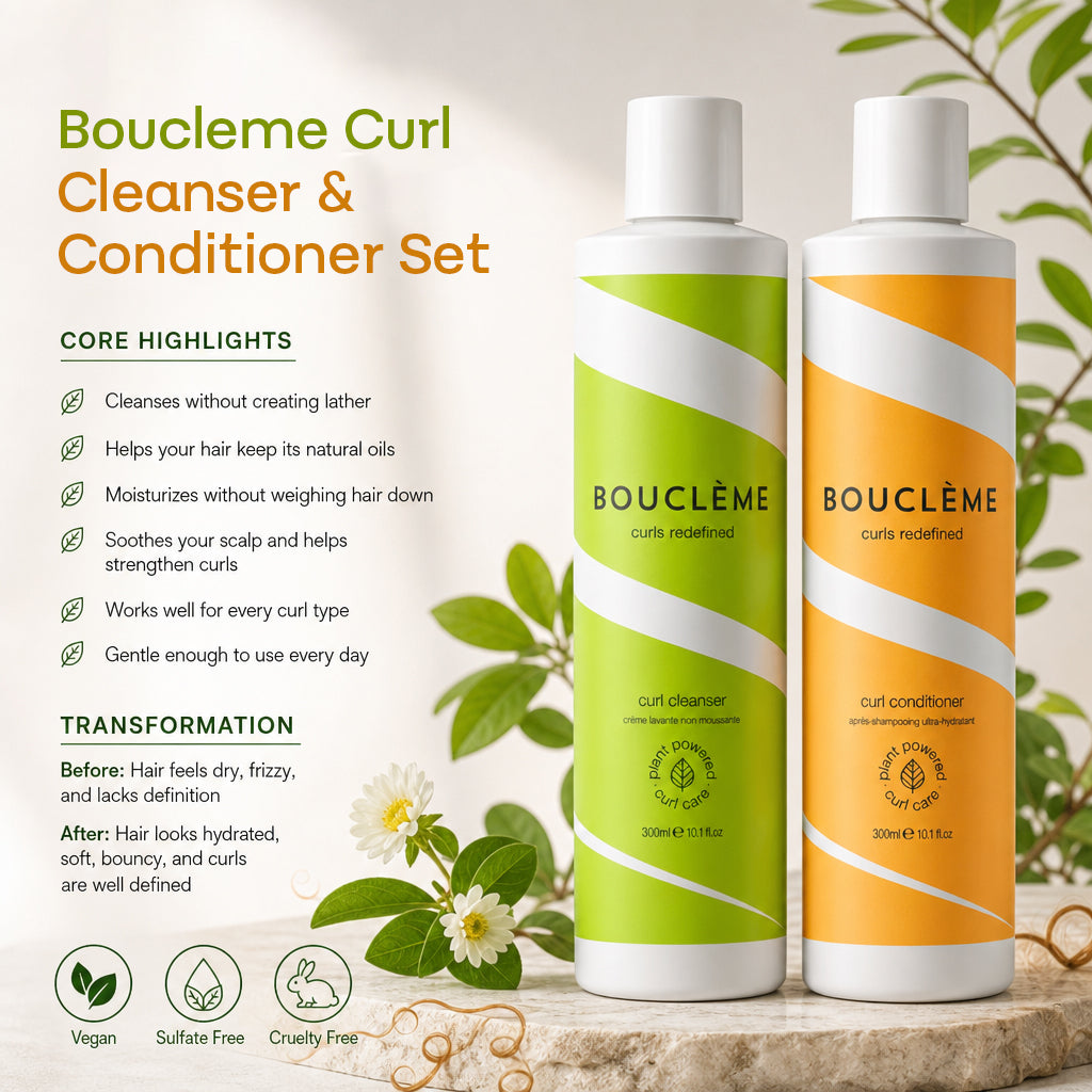Boucleme Curl Cleanser & Conditioner Set