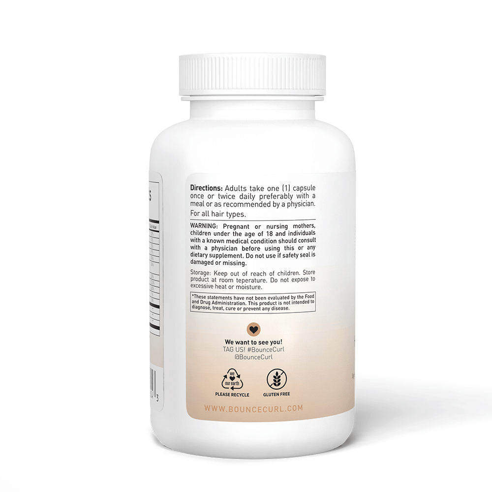 Bounce Curl Hair Vitamins with Nigella Sativa - 60 Capsules-Hair Vitamin-Aladin Beauty