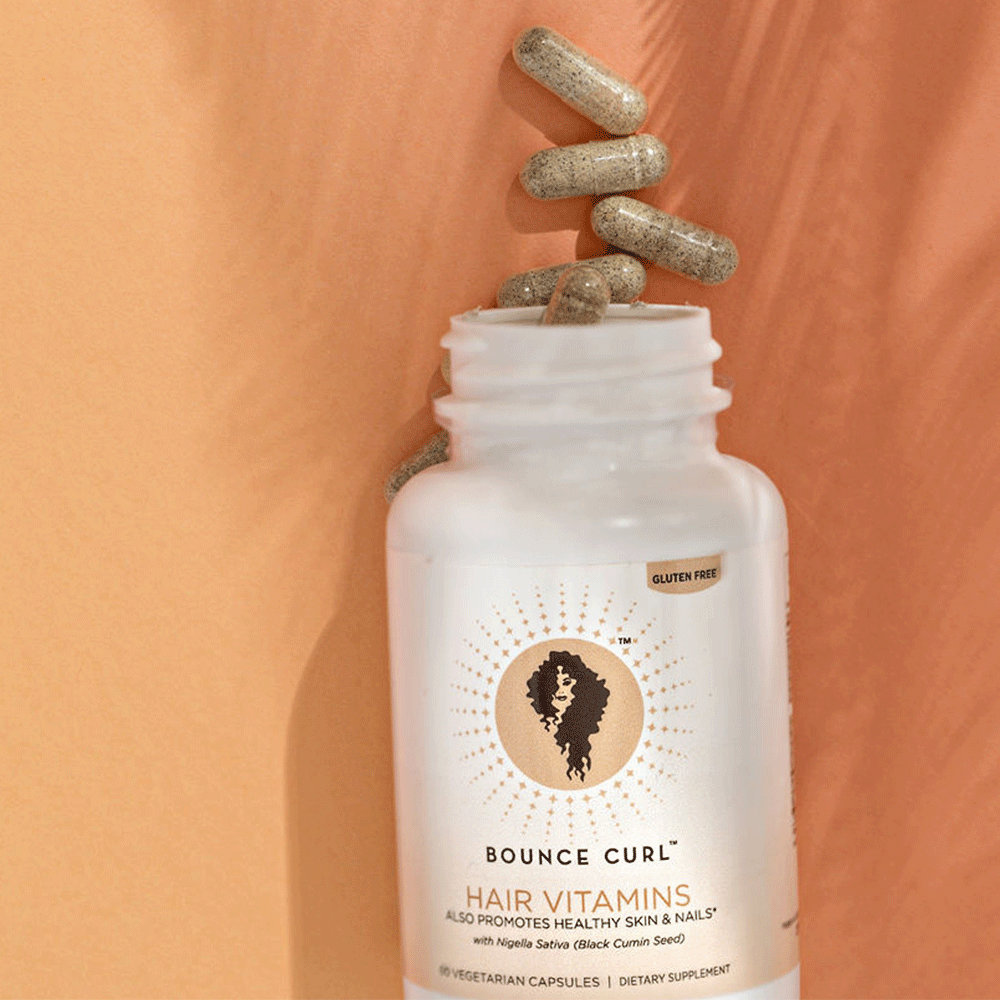 Bounce Curl Hair Vitamins with Nigella Sativa - 60 Capsules-Hair Vitamin-Aladin Beauty