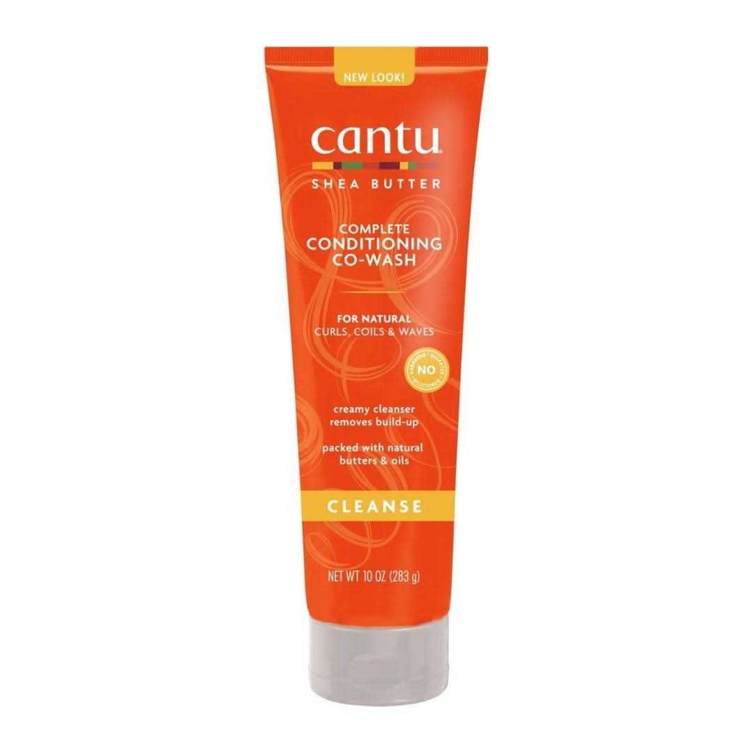 Cantu Complete Conditioning Co-Wash 283g in an orange tube with a white flip-top cap.
