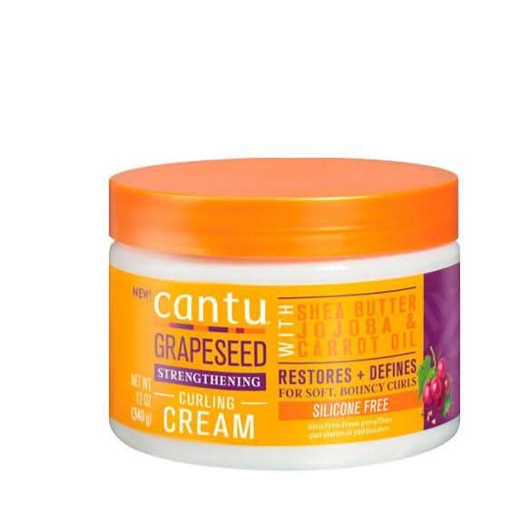 Cantu Grapeseed Strengthening Curling Cream 340g-Hair Cream-Aladin Beauty