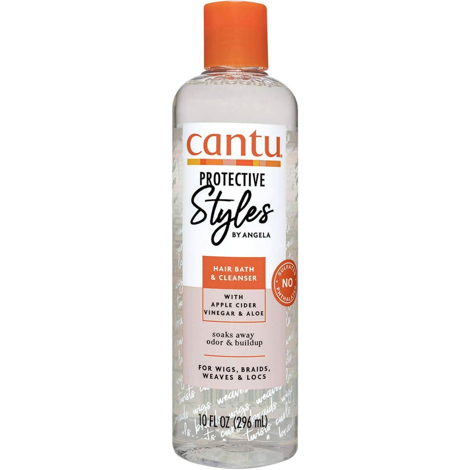 Cantu Protective Styles by Angela Hair Bath & Cleanser 296ml-Gentle Shampoo-Aladin Beauty
