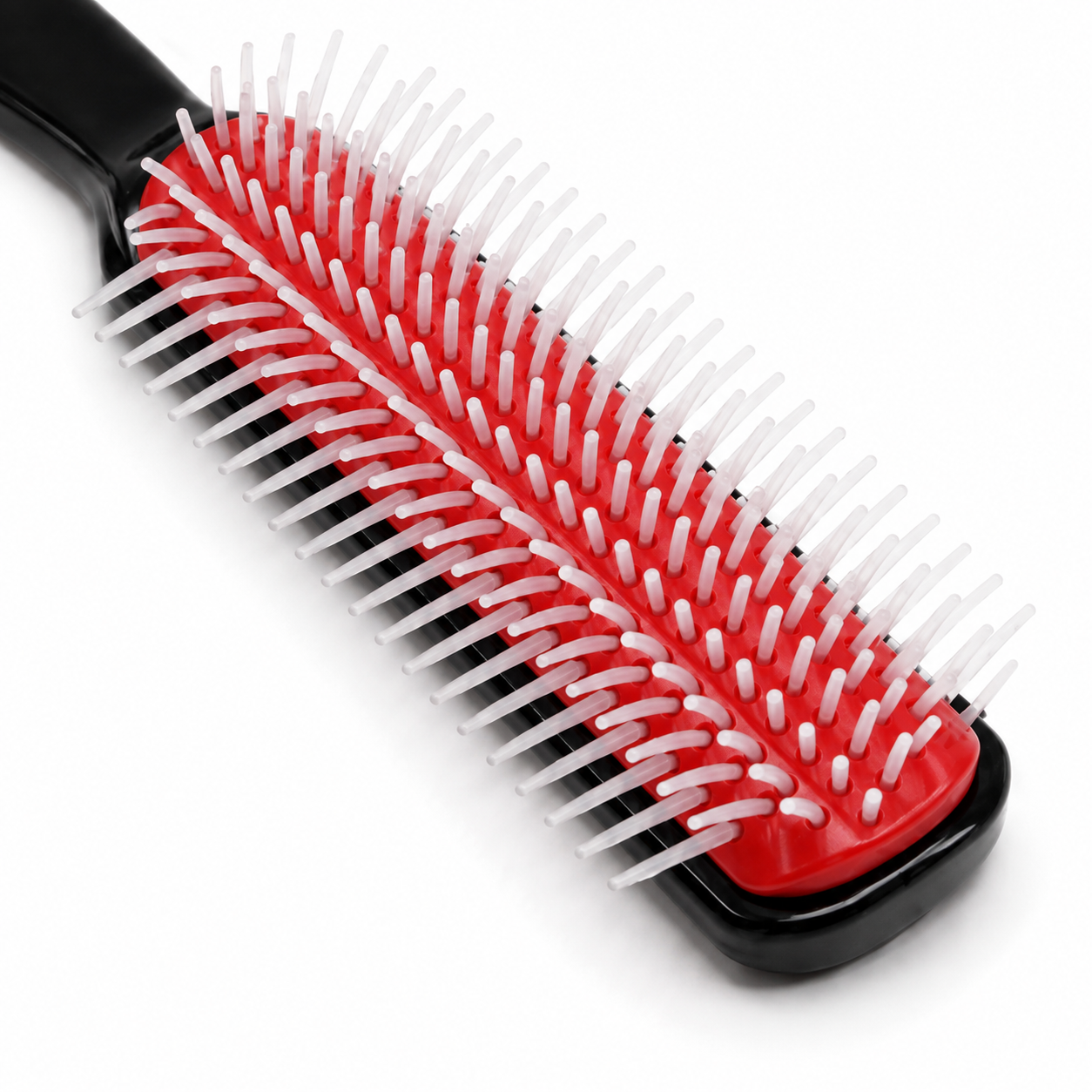 Bifull Flat Brush Rubber Plastic Bristles