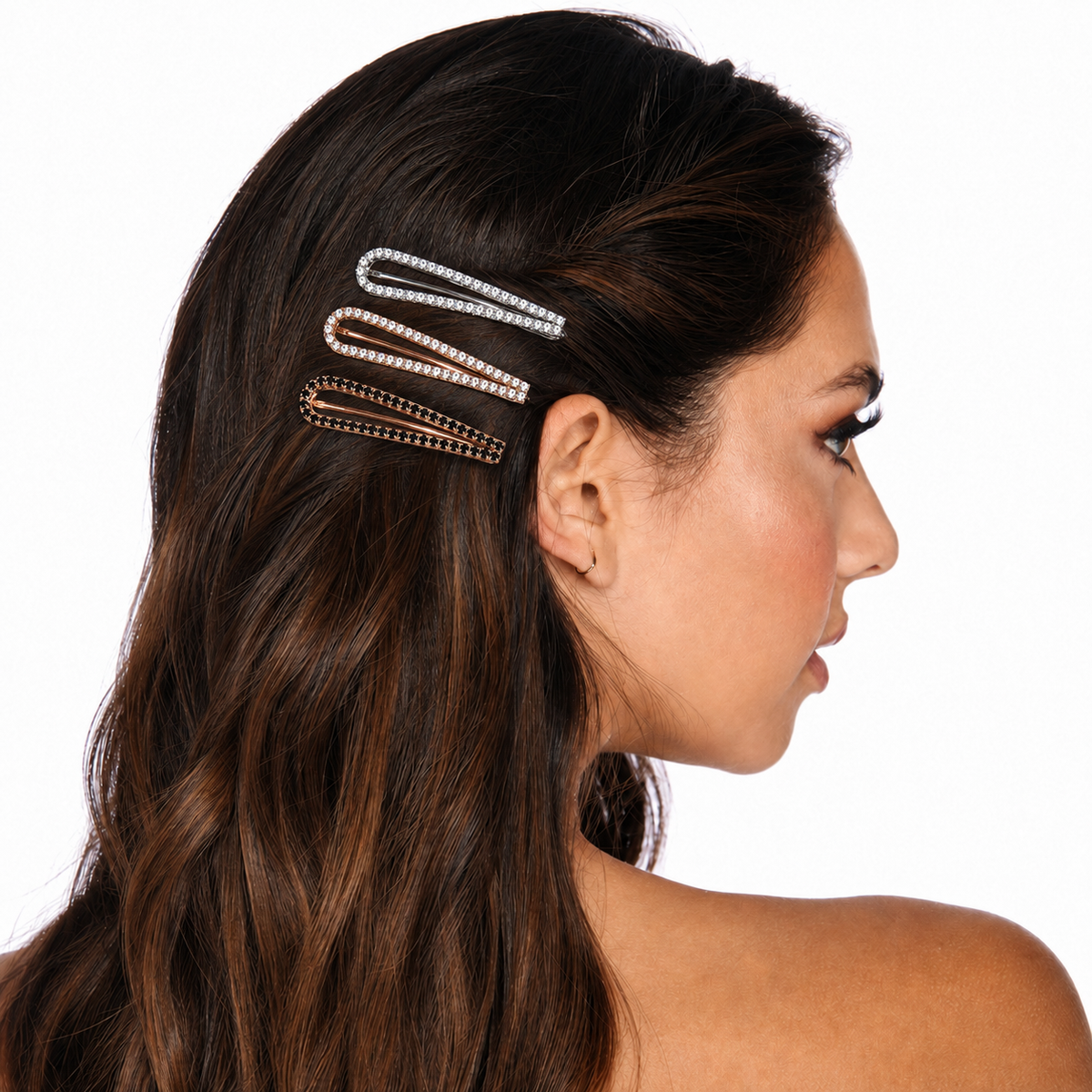 Bifull Decorated Hairpins Diamonds