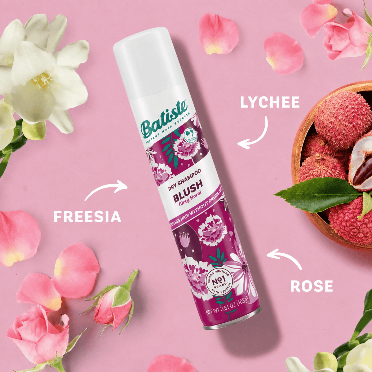 Batiste Droogshampoo Blush 200ml