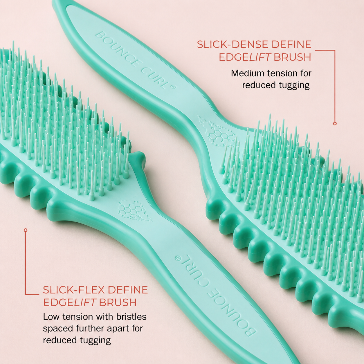 Bounce Curl Slick-Flex Define EdgeLift Brush Teal-Styling Brush-Aladin Beauty