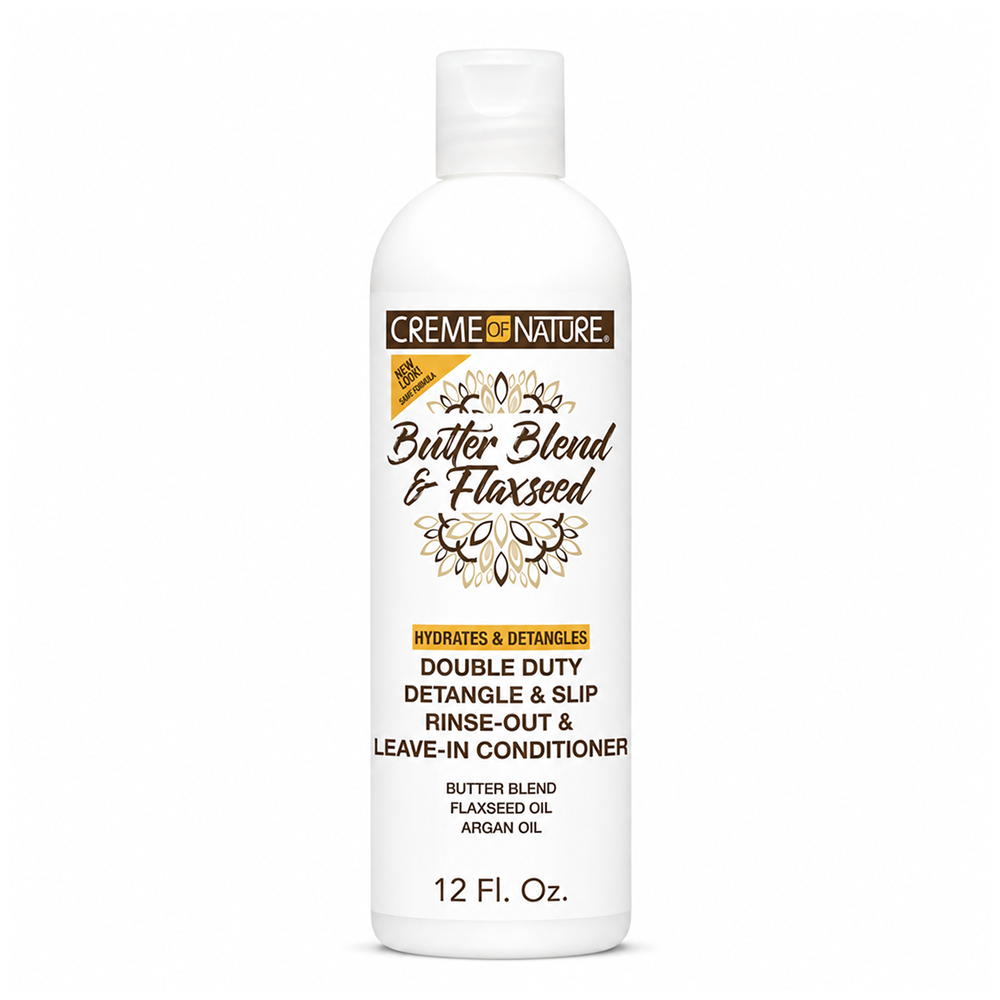 Creme of Nature Butter Blend & Flaxseed Leave in Conditioner 12oz