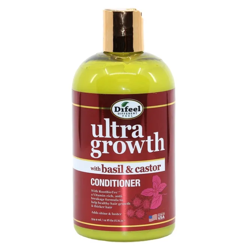 Difeel Ultra Growth Basil Castor Conditioner 12oz-All-Aladin Beauty