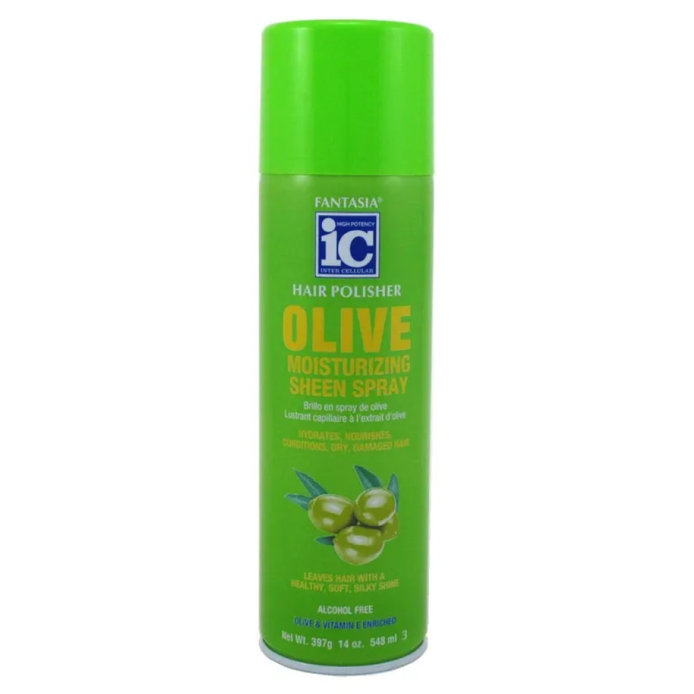 Fantasia IC Olive Oil Sheen Spray 14oz-All-Aladin Beauty