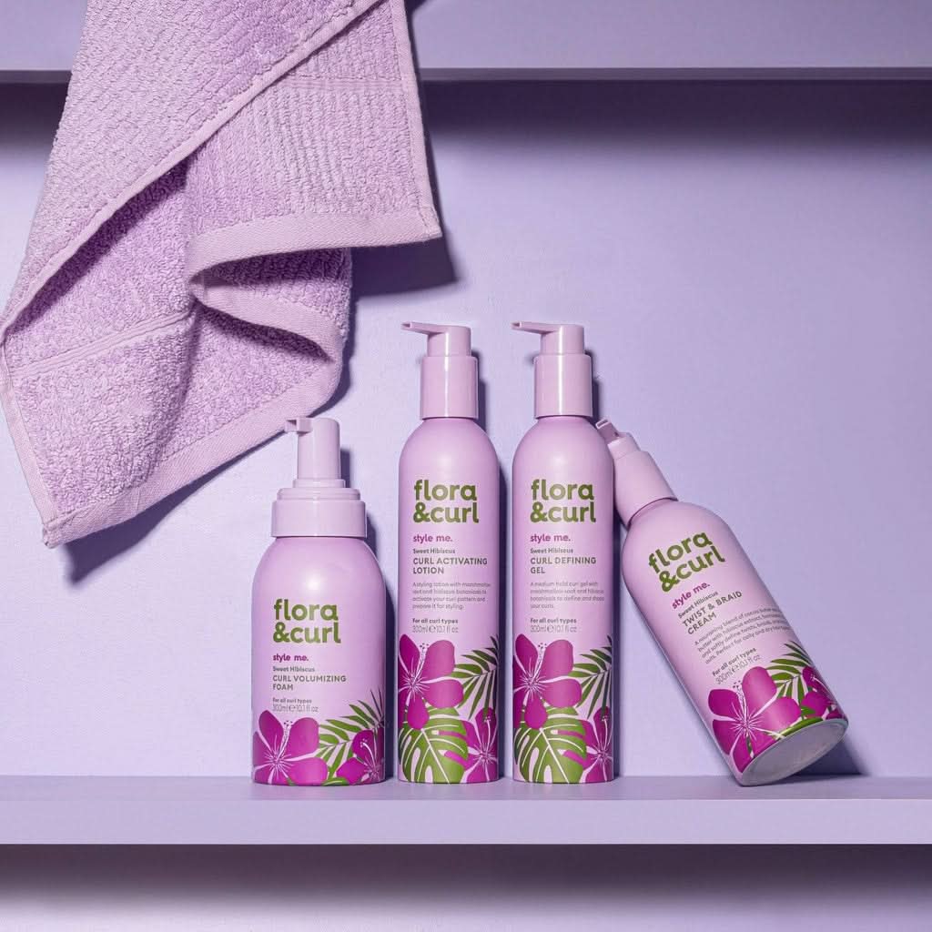 Flora & Curl Style Me Sweet Hibiscus Curl Activating Lotion 300ml