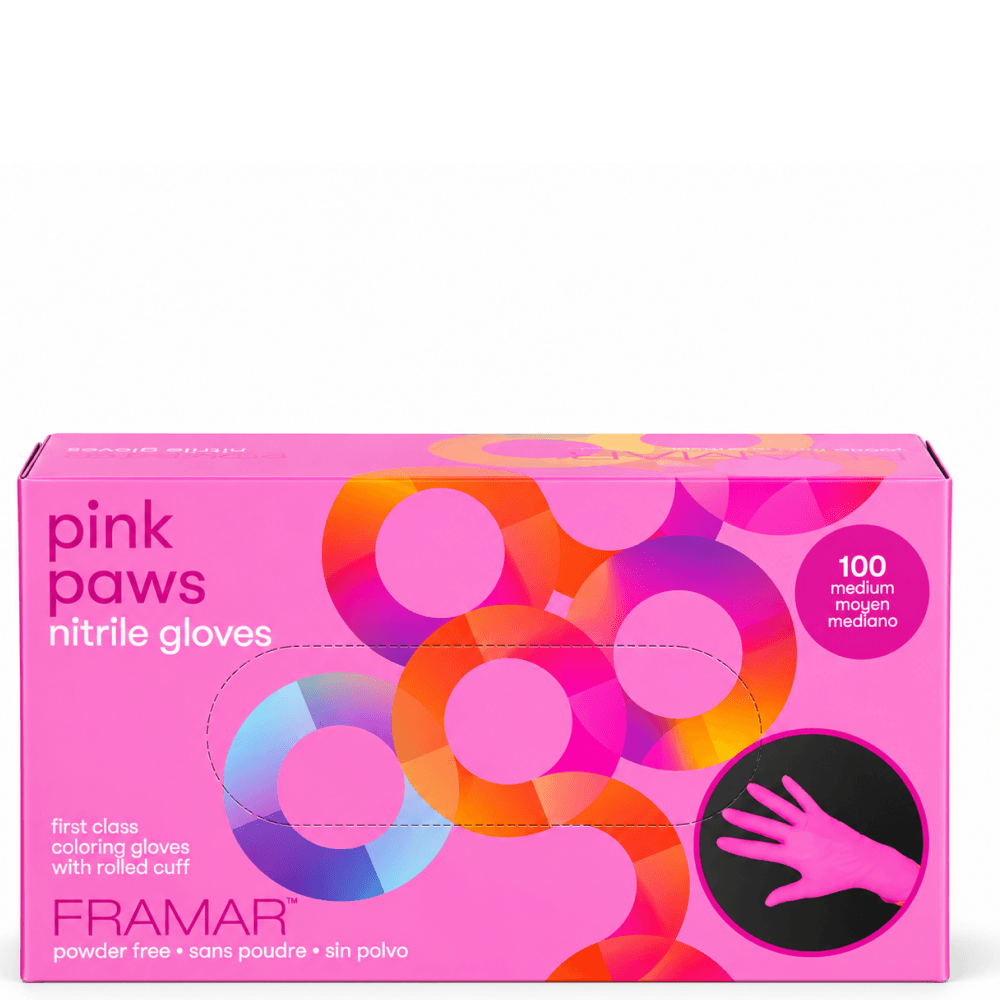 Framar Roze Poots Nitril Handschoenen 100 Stuks