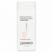 White Giovanni Eco Chic 50:50 Balanced Hydrating-Calming Conditioner 2 fl oz bottle with a clear flip-top cap.
