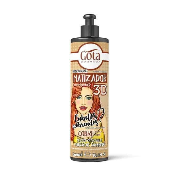 Gota Dourada 3D Toner 300ml-Toning Conditioner-Aladin Beauty