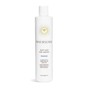White Innersense Quiet Calm Curl Control bottle with gold sunburst logo.