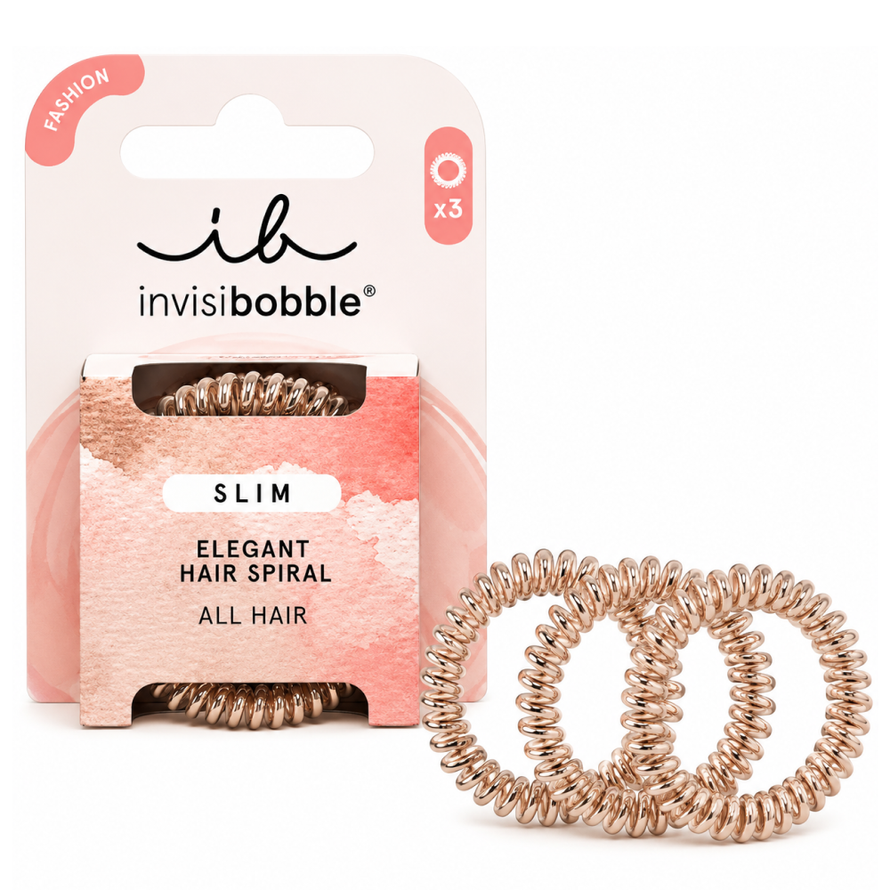 Invisibobble Slim Bronze Me Pretty 3 Pc-Hair Ties-Aladin Beauty