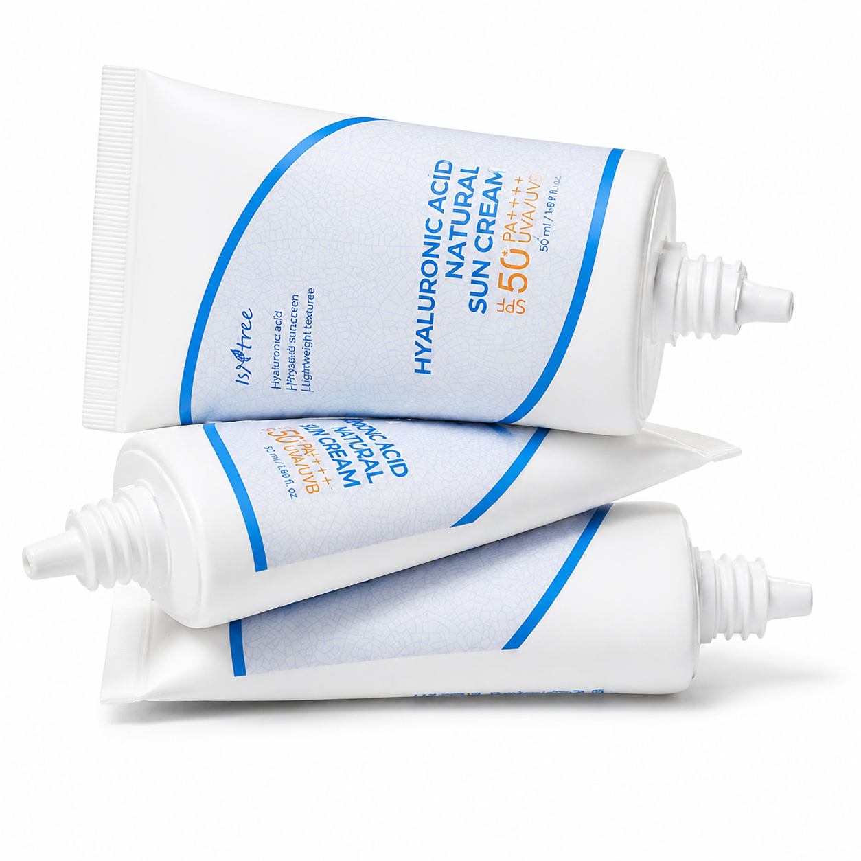Isntree Hyaluronic Acid Natural Sun Cream SPF50+ PA++++ 50ml-Sunscreen-Aladin Beauty