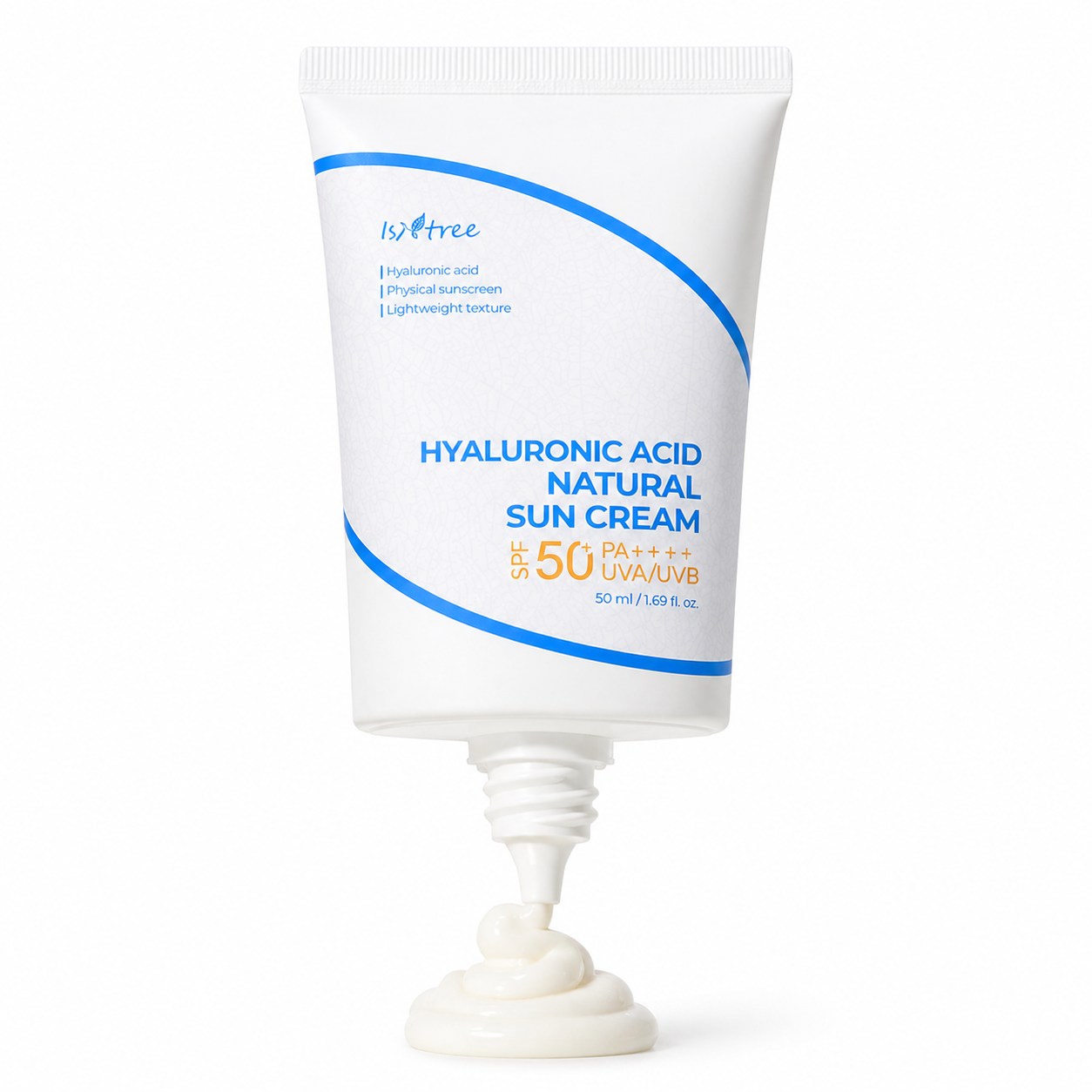 Isntree Hyaluronic Acid Natural Sun Cream SPF50+ PA++++ 50ml-Sunscreen-Aladin Beauty