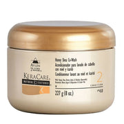 KeraCare Curlessence Honey Shea Co-Wash in a 227g beige jar with a metallic gold lid.