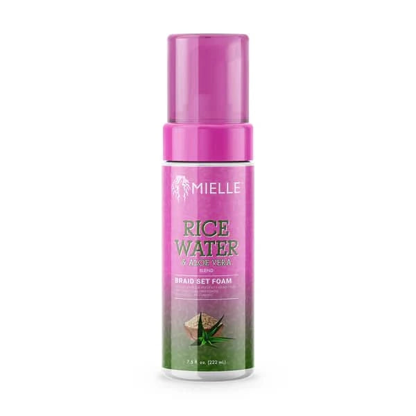 Mielle Rice Water & Aloe vera Braid Set Foam 222ml - Aladin Beauty