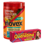 Novex Brazilian Keratin Pack: Mask 400gr + Refill 80g