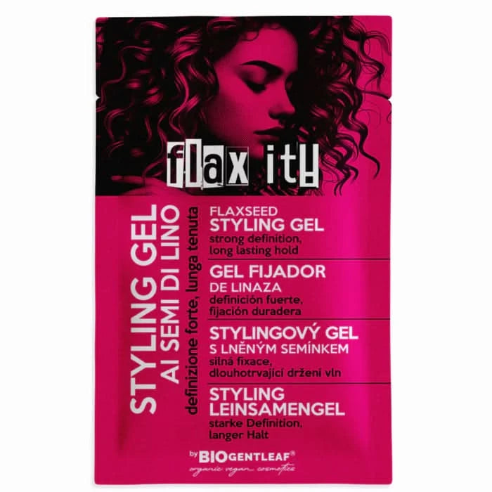(Sachet) Bio Gentleaf Flax It Styling Gel Flaxseed Hold Gel 7ml-Gel-Aladin Beauty