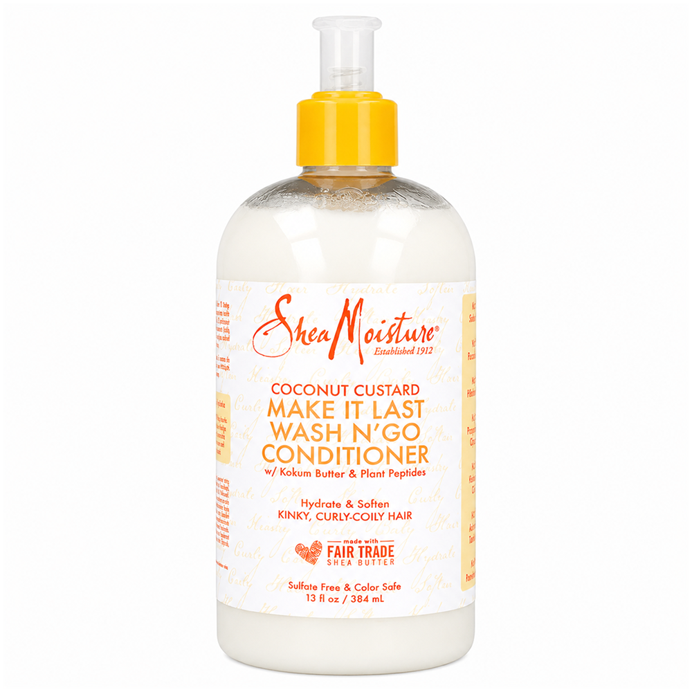 Shea Moisture Coconut Custard Wash & Go Conditioner 384ml