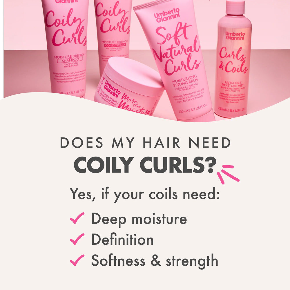 Umberto Giannini More Than Moisture XL Twirling and Styling Defining Cream 300ml-Styling Cream-Aladin Beauty