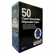 Wad Professional Beauty 50 Disposable Capes Blue