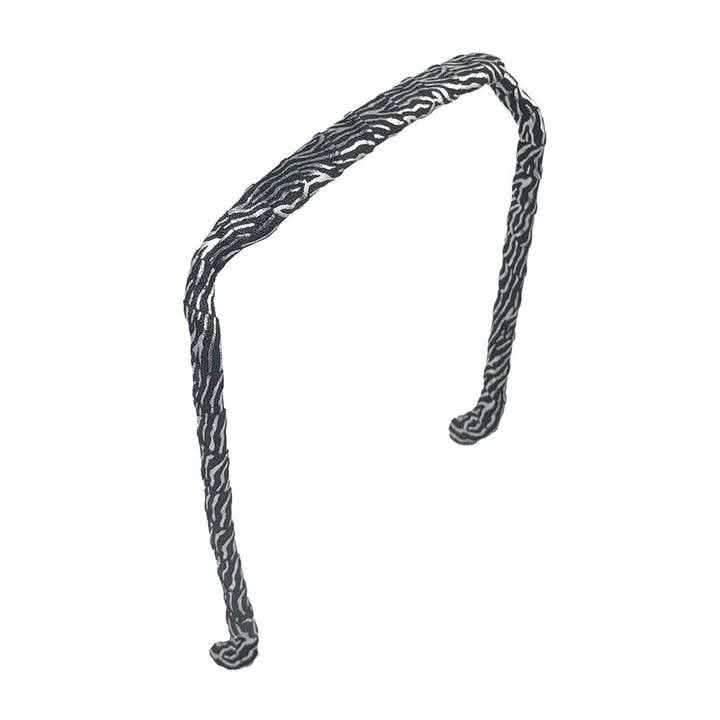 Zazzy Bandz Silver and Black Zebra