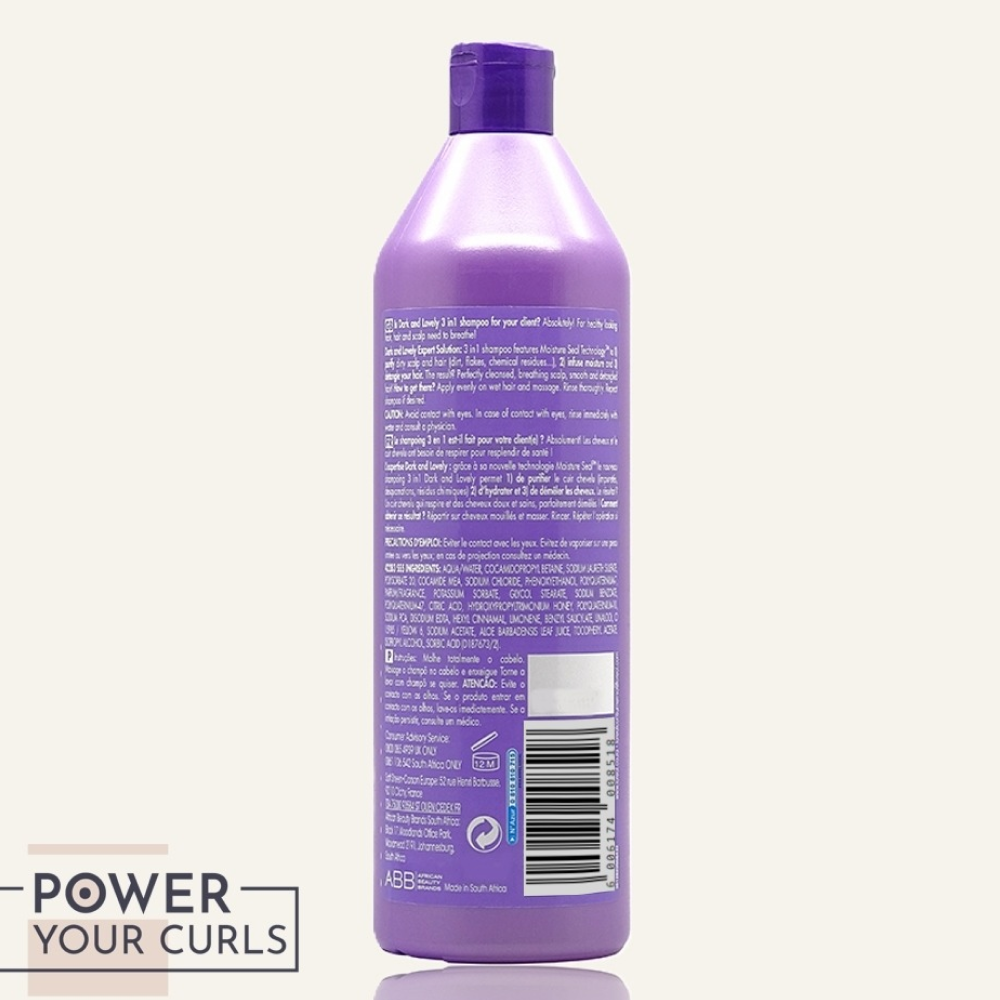Dark & Lovely Shampoo 3 in 1 Moisture Plus Conditioning 250 ml-All-Aladin Beauty