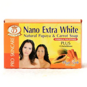 Asantee Nano Extra White Papaya & Carrot Soap 160g-All-Aladin Beauty