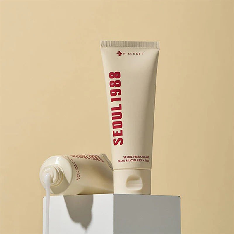 K-Secret Seoul 1988 Cream with 93% Snail Slime and Rice 100ml-Gel Cream-Aladin Beauty