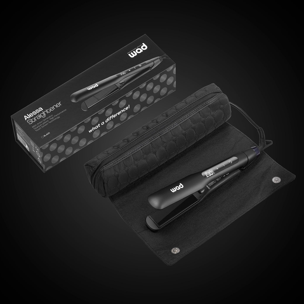 Wad Professional Beauty Wad Alessa Straightener Black