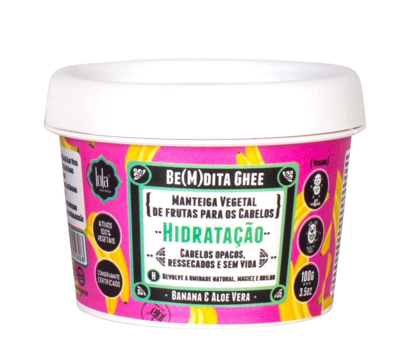 Lola Cosmetics Be(M)dita Ghee Banana & Aloe Vera Hydrating Mask