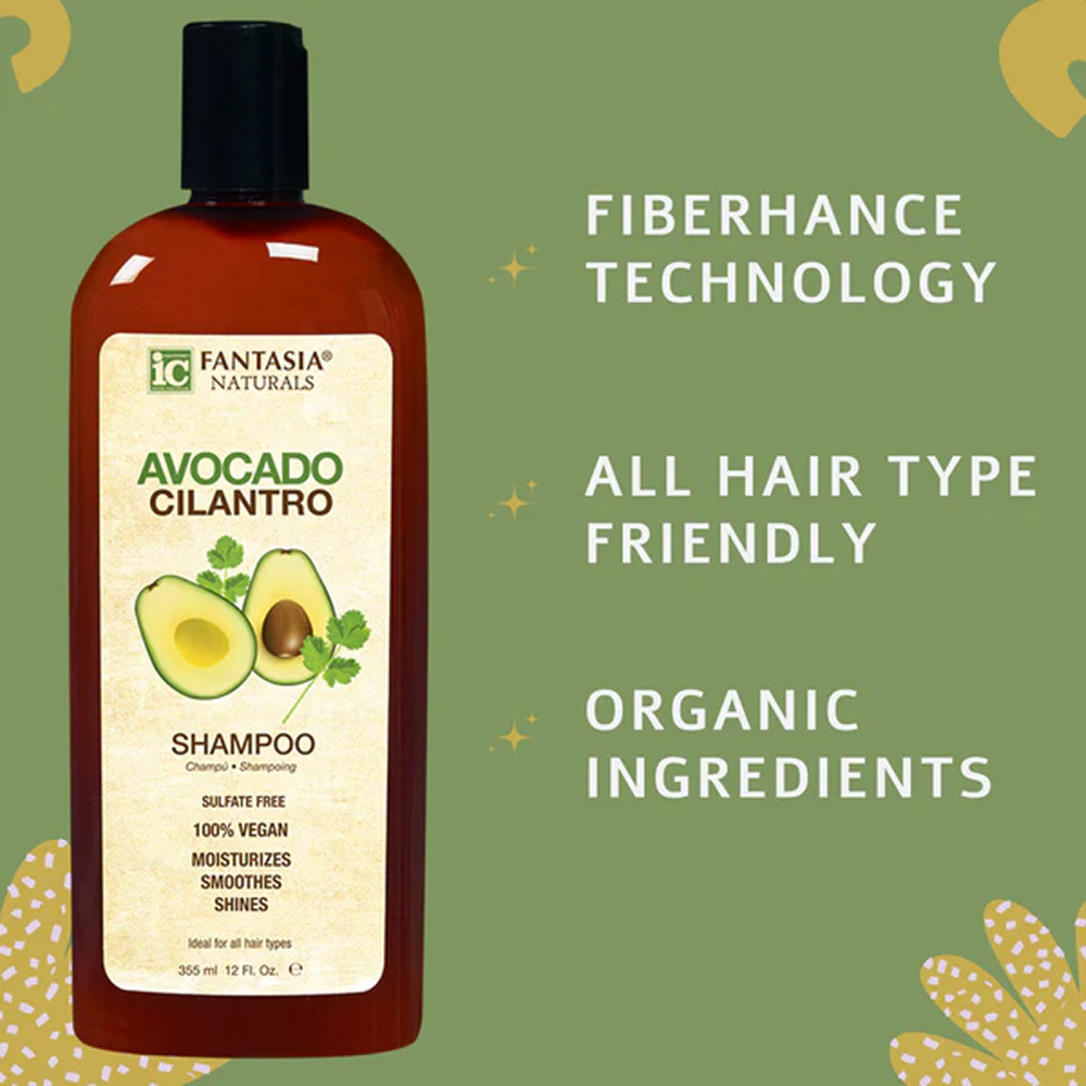 Fantasia IC Avocado & Cilantro Shampoo 355ml-All-Aladin Beauty