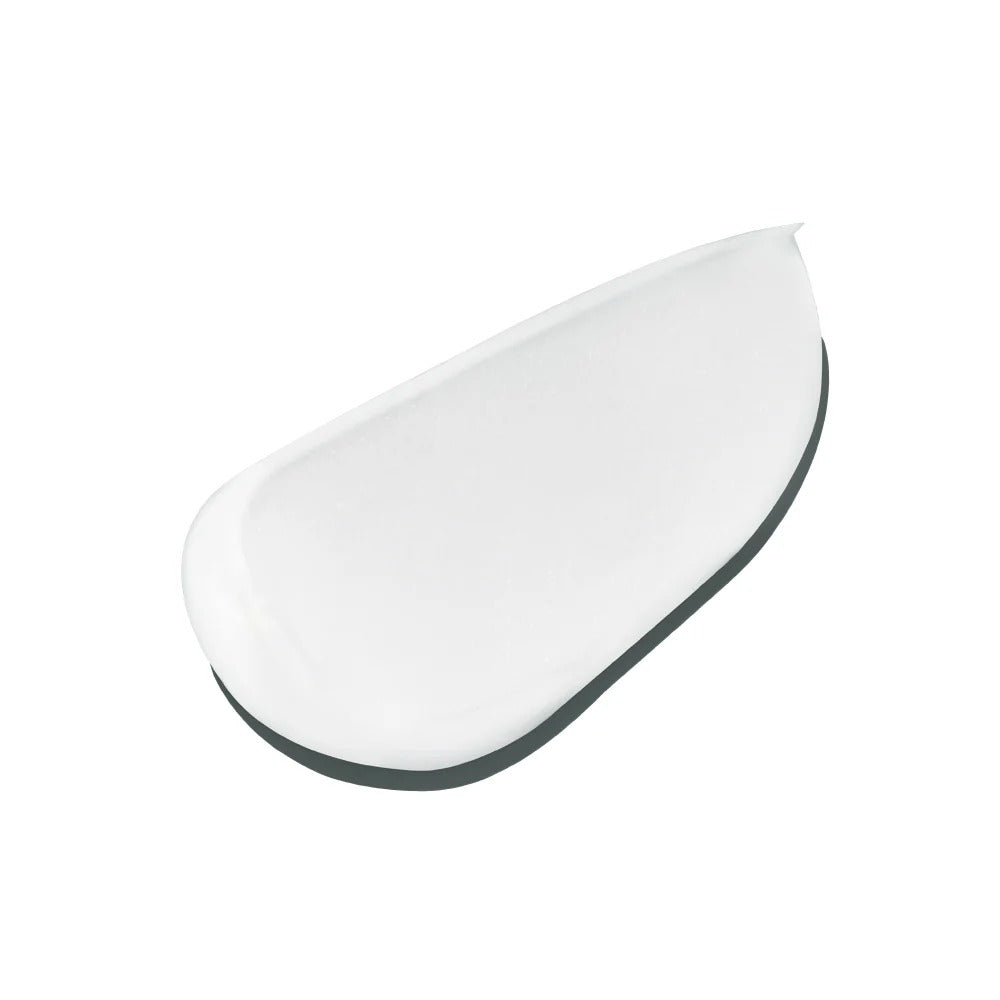 A thick, creamy white swatch of Innersense Hydrating Cream Conditioner with a subtle shadow.