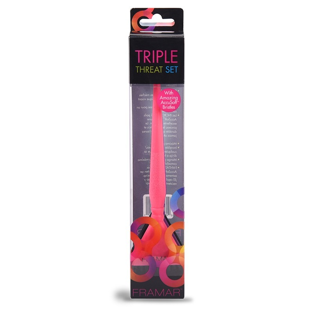 Framar Tricolor Brush Set 3 Pack