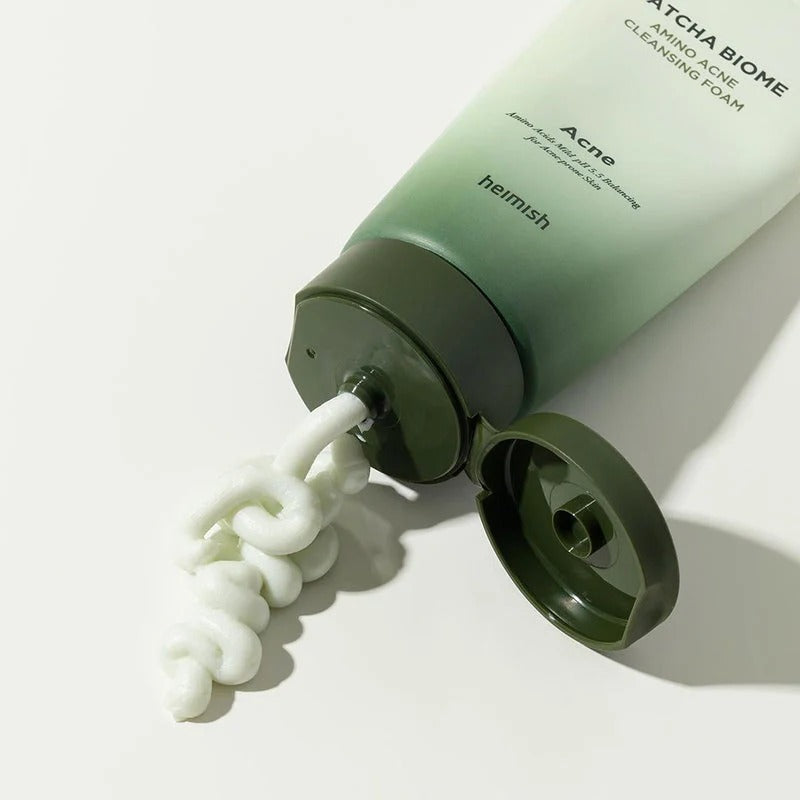 Heimish Matcha Biome Amino Acne Cleansing Foam 150ml-Gel Cleanser-Aladin Beauty