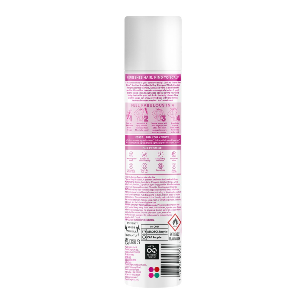 Batiste Dry Shampoo Sensitive 200ml