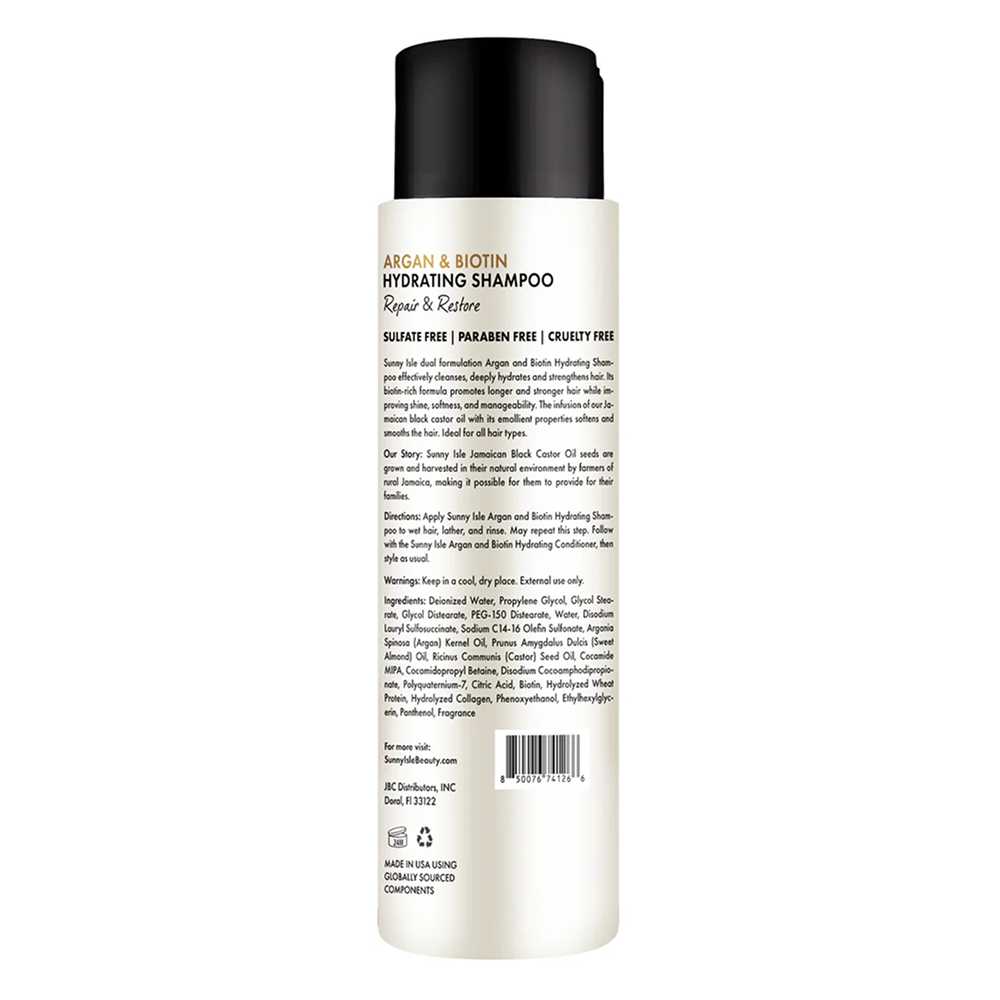 Sunny Isle Argan & Biotin Hydrating Shampoo 298ml-All-Aladin Beauty