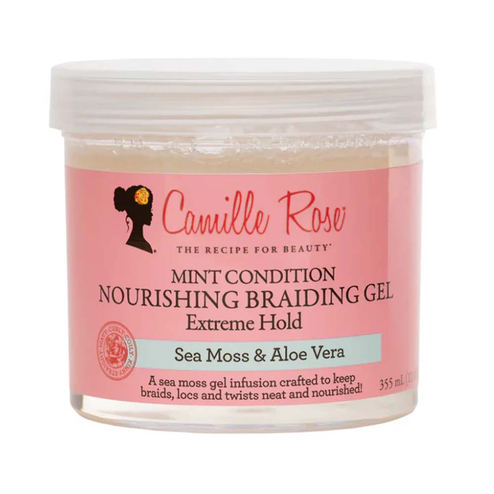 Camille Rose Mint Condition Nourishing Braiding Gel Extreme Hold 355ml